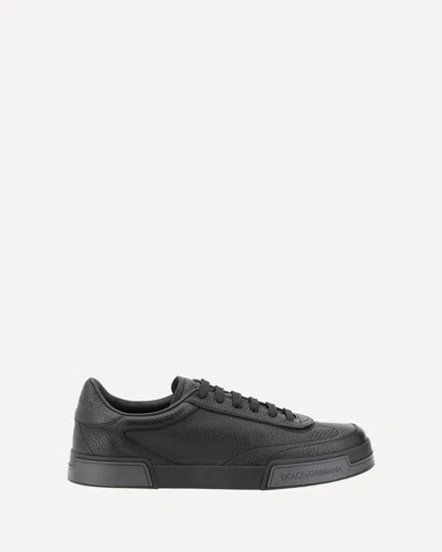 Dolce & Gabbana Portofino Yatch Low-top Sneakers In Black
