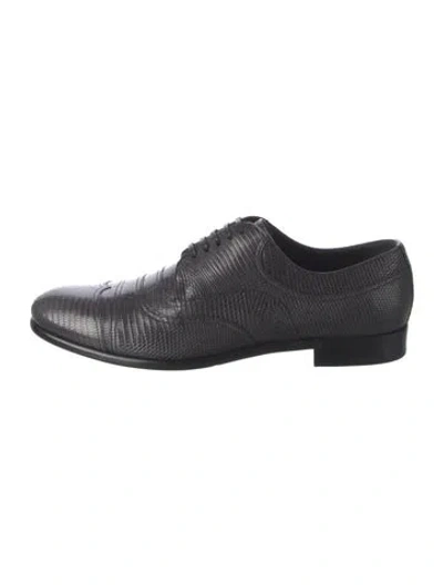 Pre-owned Dolce & Gabbana Leather Sneakers In Black