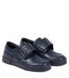 Dolce & Gabbana Leather Sneakers In Blue
