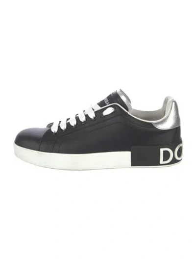 Pre-owned Dolce & Gabbana Leather Sneakers In Multi