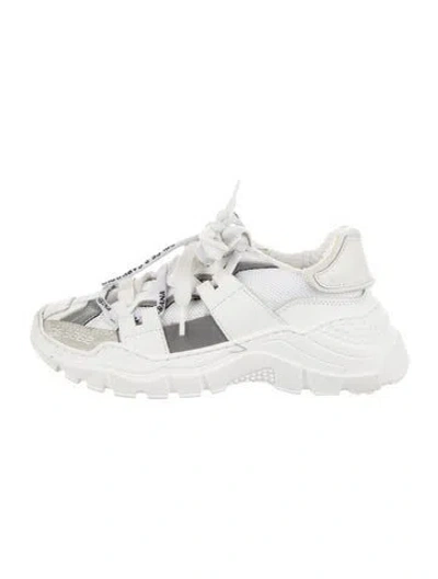 Pre-owned Dolce & Gabbana Babies' Leather Sneakers In White