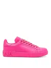 Dolce & Gabbana Logo Low-top Sneakers In Fucsia