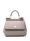 Dolce & Gabbana Leather Tote Bag In Brown