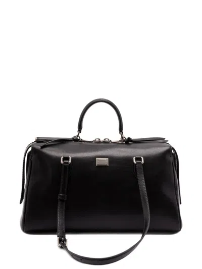DOLCE & GABBANA DOLCE & GABBANA LEATHER TRAVEL BAG