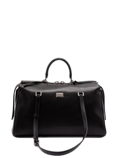 DOLCE & GABBANA LEATHER TRAVEL BAG