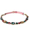 Dolce & Gabbana Leather-trim Belt In Multi