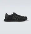 Dolce & Gabbana Low-top Nylon Sneakers With Leather Inserts