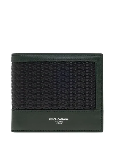 Dolce & Gabbana Leather Wallet In Black