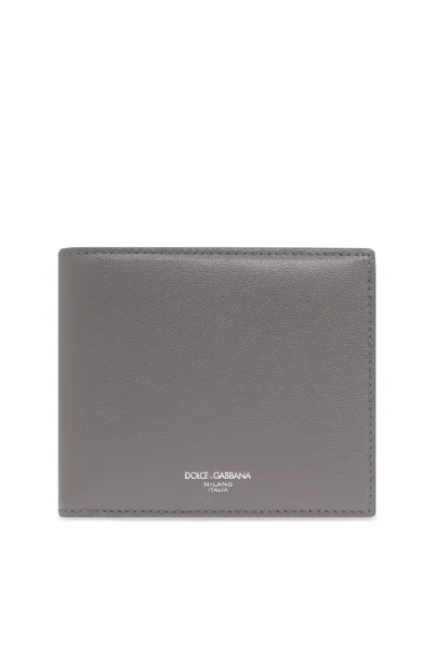 Dolce & Gabbana Leather Wallet In Black