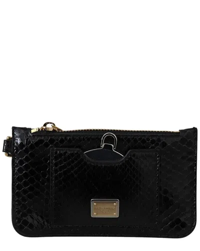 Dolce & Gabbana Leather Wallet In Black