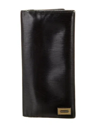 Pre-owned Dolce & Gabbana Leather Wallet In Black
