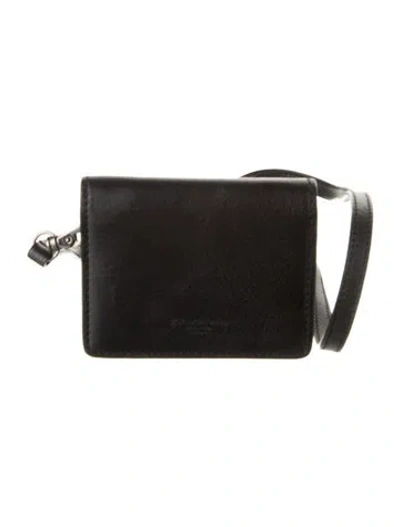 Pre-owned Dolce & Gabbana Leather Wallet In Black