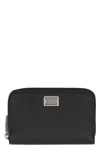 Dolce & Gabbana Men's Zip-around Wallet In Black