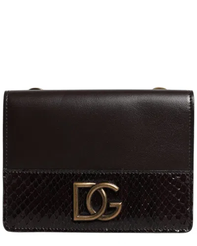 Dolce & Gabbana Leather Wallet In Brown