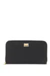 DOLCE & GABBANA LEATHER ZIP-AROUND WALLET