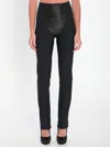 Dolce & Gabbana Leggings In Stretch Satin In Black