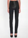Dolce & Gabbana Leggings In Stretch Satin In Black