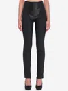 Dolce & Gabbana Leggings In Stretch Satin In Black