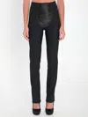 Dolce & Gabbana Leggings In Stretch Satin In Black