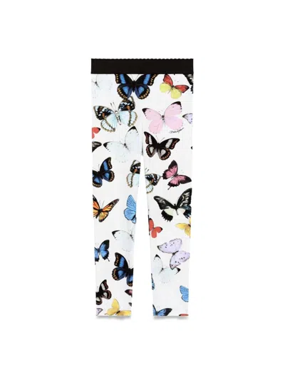 Dolce & Gabbana Kids' Leggings In White