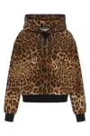 Dolce & Gabbana Leopardprint Pullover Hoodie In Animal Print