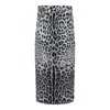 Dolce & Gabbana Leopard Print Silk Pencil Skirt In Multi