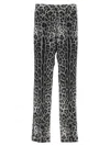 Dolce & Gabbana Lounge-hose Aus Seide Mit Animal-print