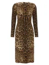 DOLCE & GABBANA LEOPARD DRESS