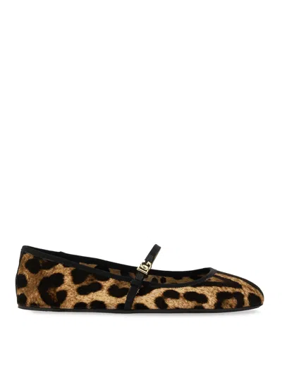 DOLCE & GABBANA BAILARINAS - ESTAMPADO ANIMALIER