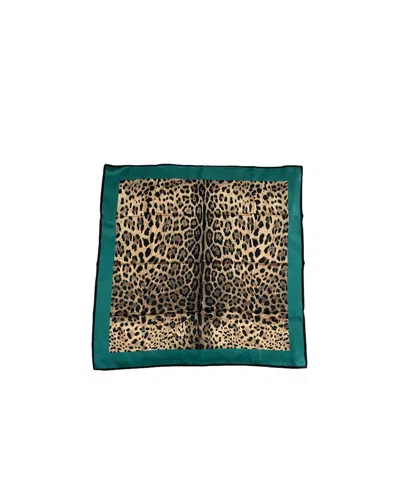 Dolce & Gabbana Leopard Pattern Scarf In Multicolor