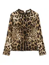 Dolce & Gabbana Leopard-pattern Top In Multi