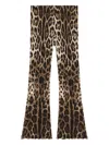 Dolce & Gabbana Leopard-pattern Trousers In Multi
