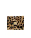 Dolce & Gabbana Leopard-print Bi-fold Wallet In Brown