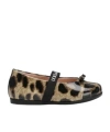 Dolce & Gabbana Leopard-print Bow Ballerinas In Animal Print