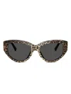 Dolce & Gabbana Sonnenbrille Mit Leoparden-print In Brown