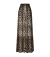 Dolce & Gabbana Leopard-print Chiffon Culottes