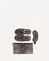 Dolce & Gabbana Leopard-print Comfort Kit In Black