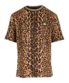 Dolce & Gabbana Leopard-print Cotton T-shirt In Black