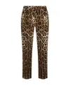 Dolce & Gabbana Leopard-print Cropped Trousers