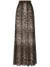 Dolce & Gabbana High-waisted Pleated Trousers In Black