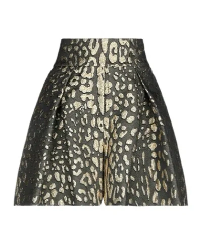 Dolce & Gabbana Leopard Print Culottes In White