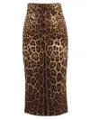 Dolce & Gabbana Leopard Print Essential Pencil Skirt In Leopard Print