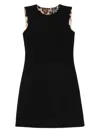 Dolce & Gabbana Leopard-print Lining Sleeveless Mini Dress