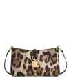 Dolce & Gabbana Leopard Print Lock Small Shoulder Bag In Animal Print
