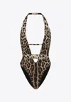 Dolce & Gabbana Intero Scollato In Brown