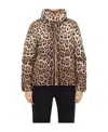 Dolce & Gabbana Down Jacket In Black