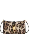 Dolce & Gabbana Leopard-print Padlock Mini Cross Body Bag In Animal Print