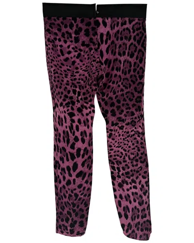 Pre-owned Dolce & Gabbana Leopard Print Pant