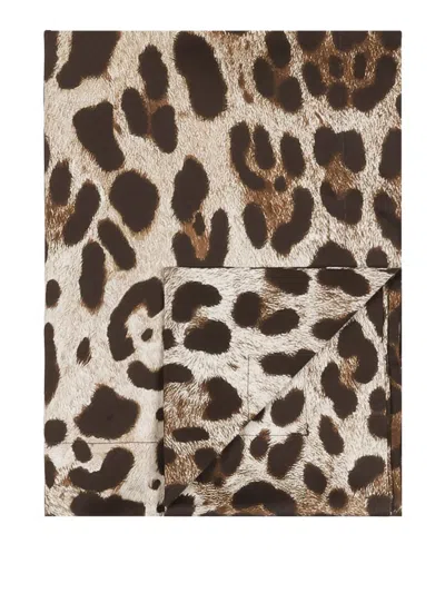Dolce & Gabbana Kissenbezüge Mit Leoparden-print (2er-set) In Animal Print
