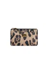 Dolce & Gabbana Leopard-print Plaque Wallet In Multi